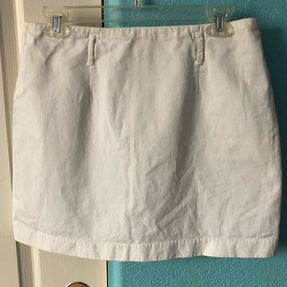 Express White Mini Skirt